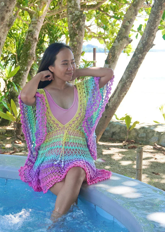 Butterfly Beach Cover-up Crochet Pattern
